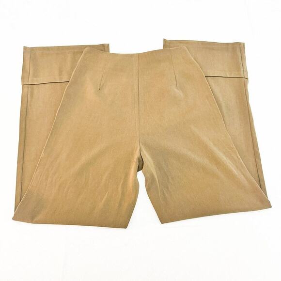 Princess Polly Euro Pants Brown Flare Hem Dress Pants Size 2 NWT - Picture 5 of 10